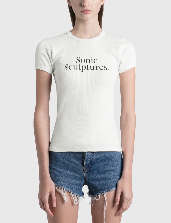 Sonic Sculptures Ribbed Slim T-shirt Placeholder Image