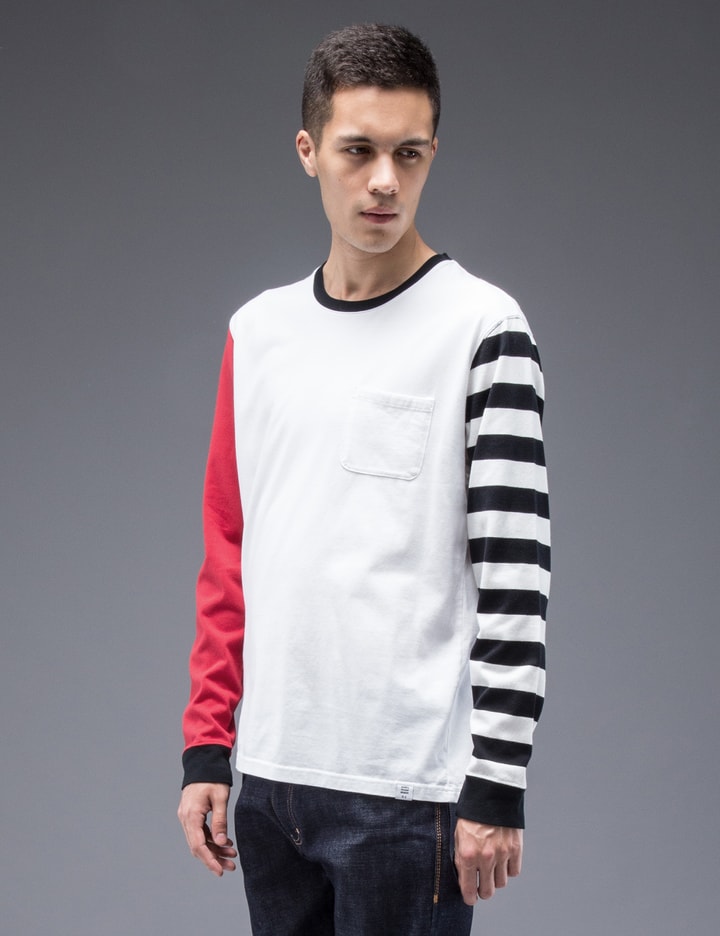"Emerick" Mixed Pattern L/S T-Shirt Placeholder Image
