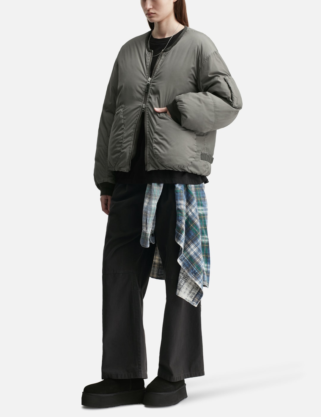 Floral Down Liner Jacket view 13
