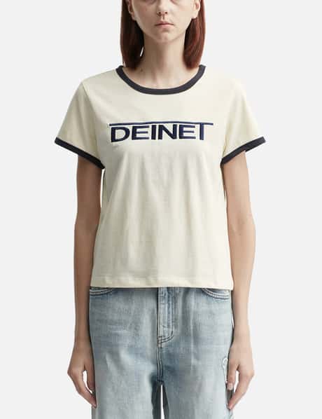 DEINET Line Logo Ringer T-shirt