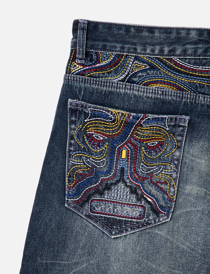 KidSuper Gemstone Eye Embroidery Jean