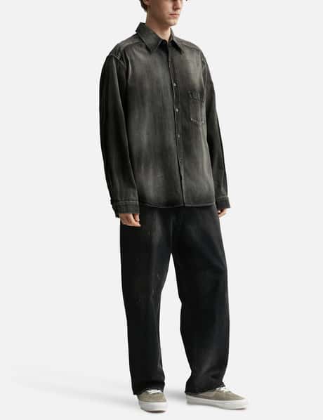 ANCELLM - Aging Tapered 5P Denim Pants | HBX
