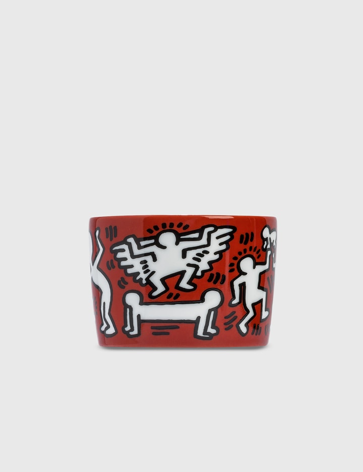 Keith Haring "White on Red" Porcelain Tea Cup Set Placeholder Image