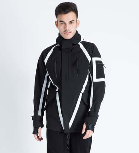 11 By Boris Bidjan Saberi - Black/White Tape J2 Jacket | HBX