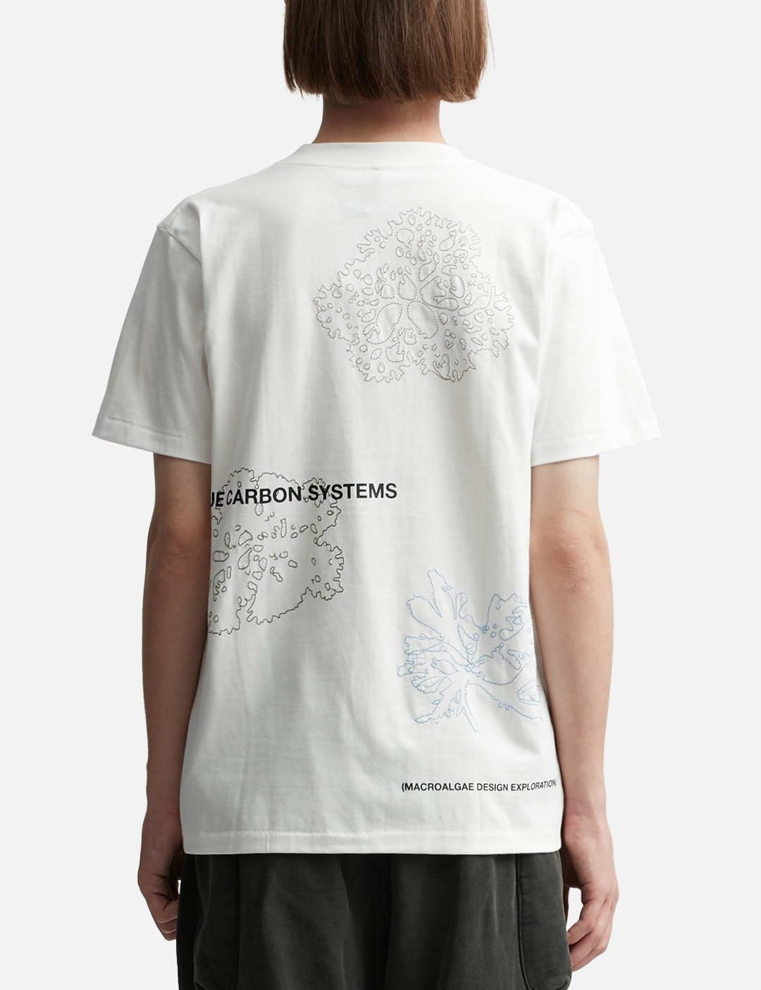 Blue Carbon System Embroidered T-Shirt view 19