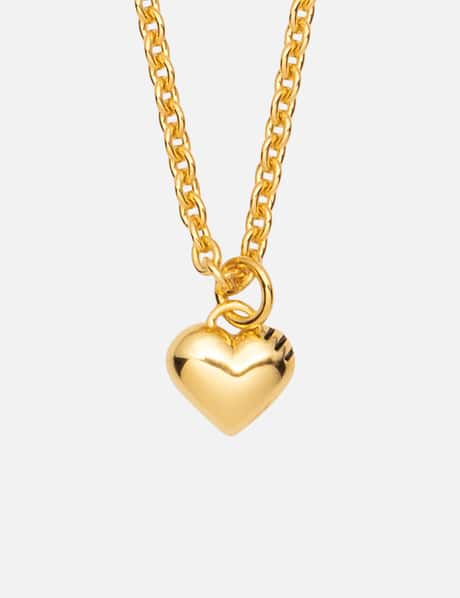 Human Made Heart Silver Necklace