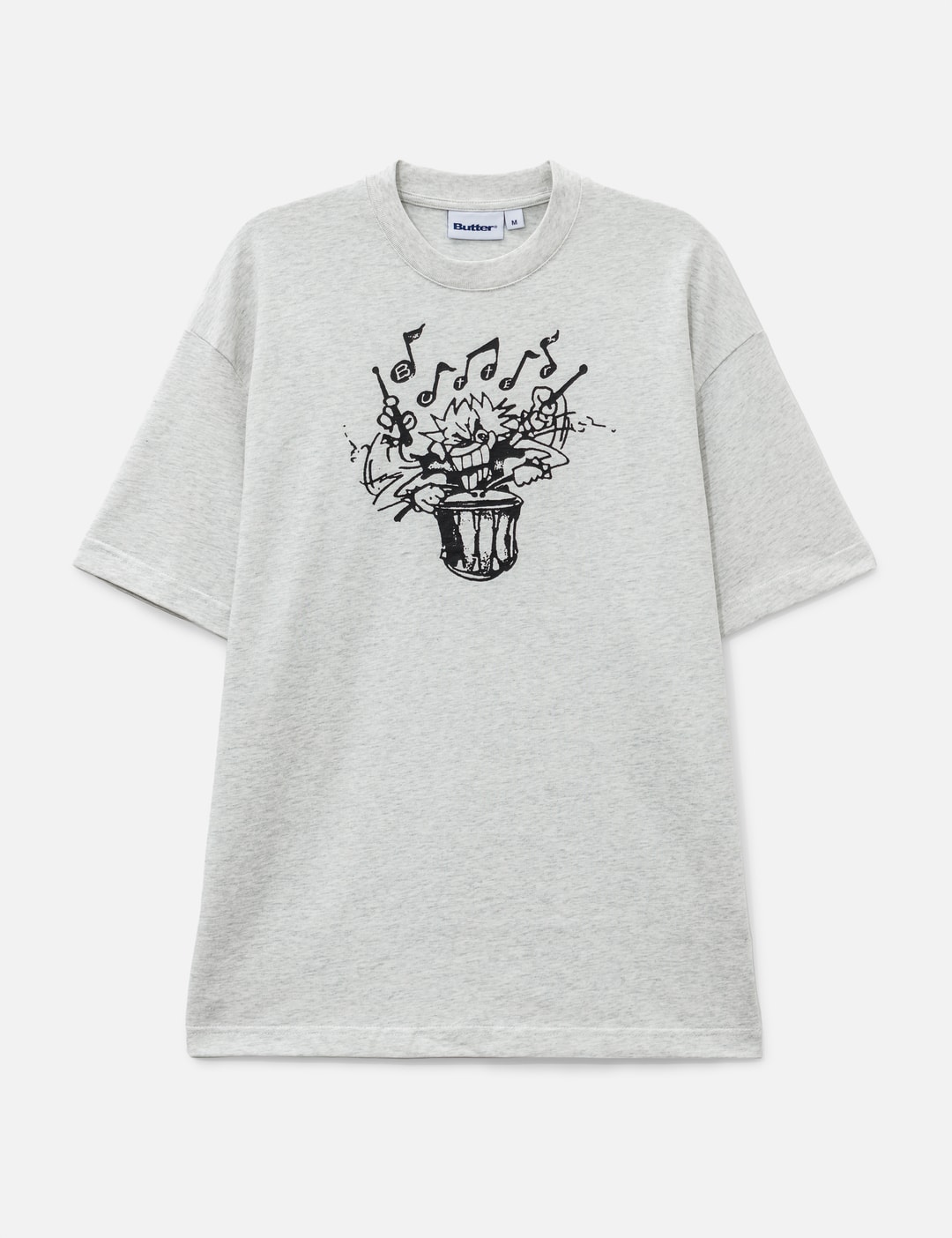 Butter Goods Blaring T-shirt In Grey/灰色/그레이/グレー