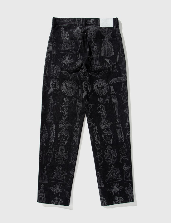 リフレクティブ レギュラーフィット ジーンズ Placeholder Image