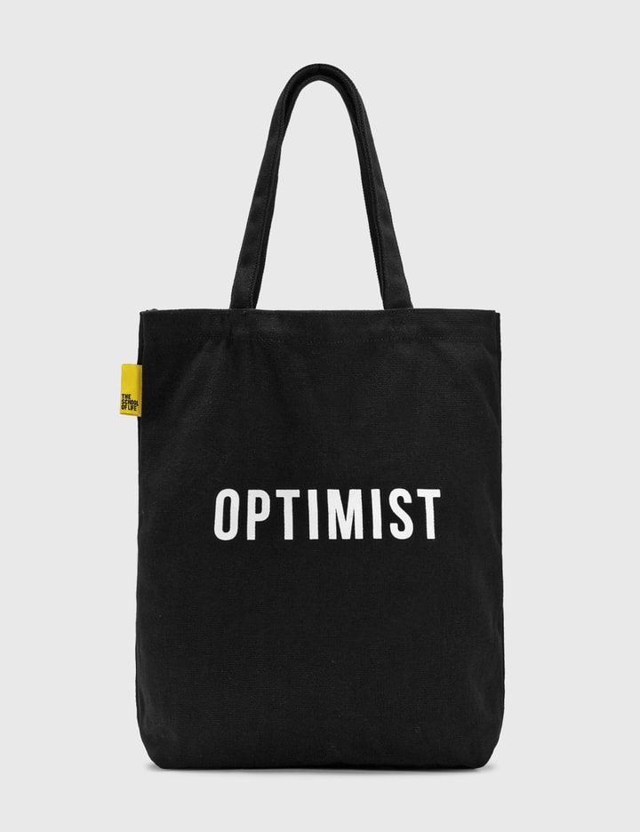 Optimist/Pessimist トートバッグ Placeholder Image