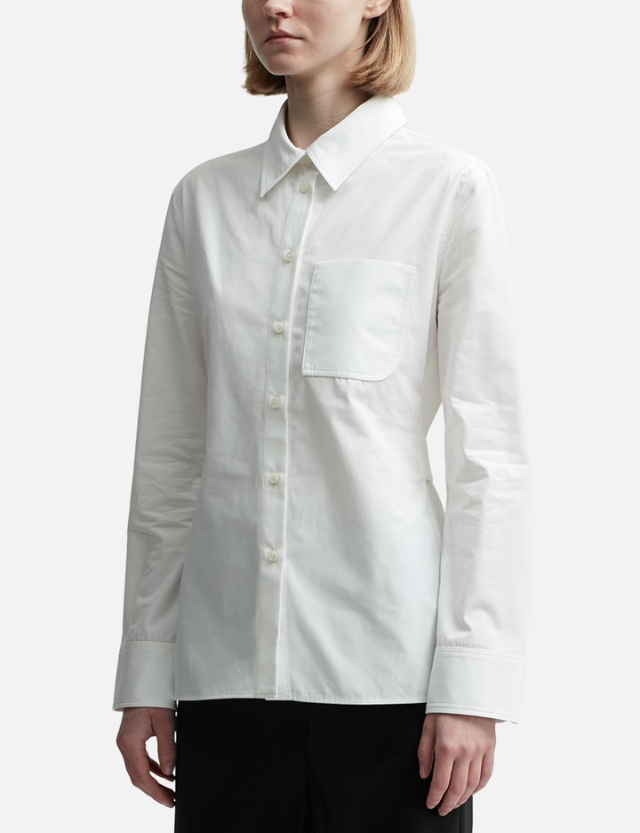 Shop Jacquemus La Chemise De Costume Shirt In White