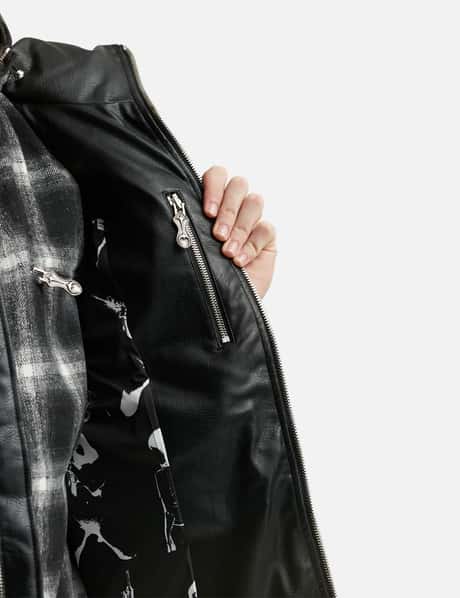 サグクラブ - TC Leather Puffer Jacket | HBX - ハイプビースト 