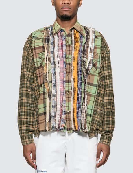 Needles - Ribbon Cuts Flannel Shirt | HBX - Globally Curated 