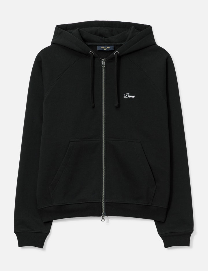 Cursive Small Logo Zip Hoodie Placeholder Image