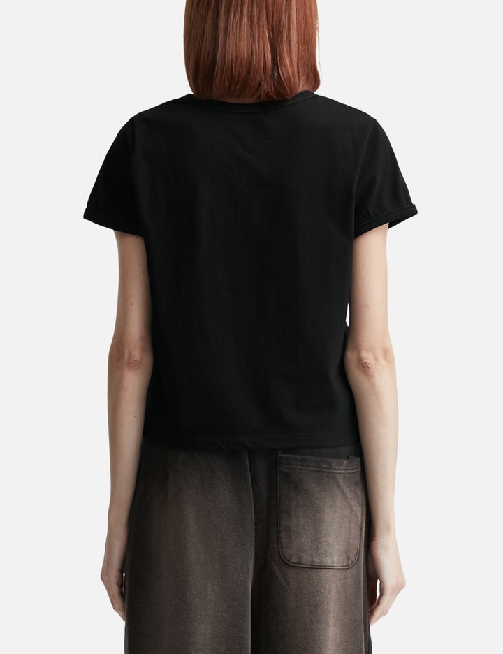 Deinet Logo Ringer T-shirt In Black
