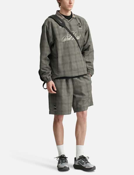 Plaid Practice Polo Collar Piste view 14