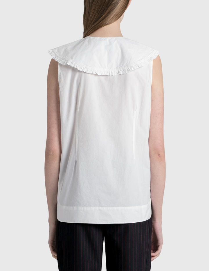 Sleeveless Poplin Shirt Placeholder Image