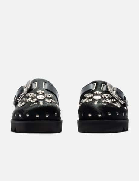 HBX Exclusive Black Pony Mule view 7