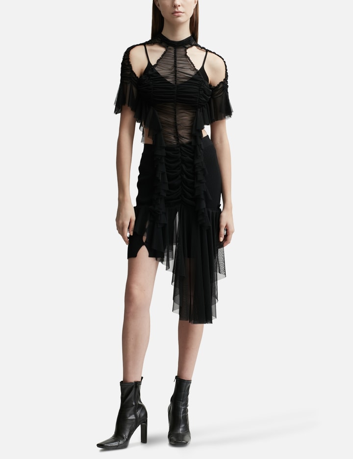 Ruched Low Waist Dress Placeholder Image