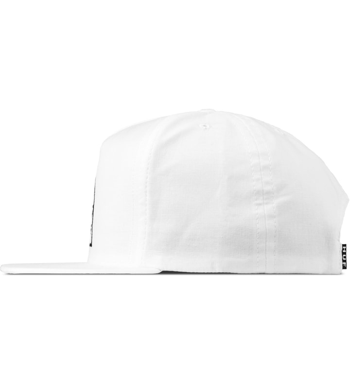 White Triple Triangle Snapback Cap Placeholder Image