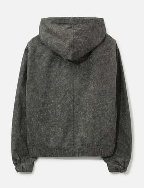 Hooded Denim Jacket view 8