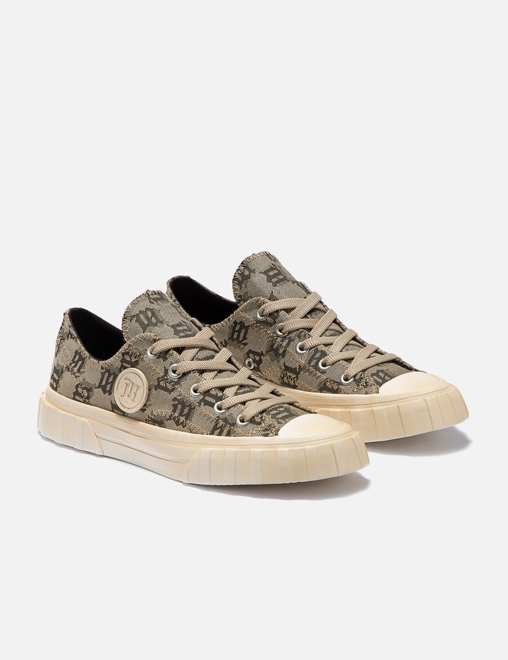 MISBHV Army Monogram Canvas Sneakers - Neutrals