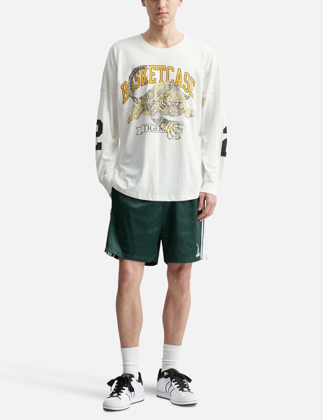 Mastermind World - Pile Striped Long Sleeve T-Shirt | HBX 