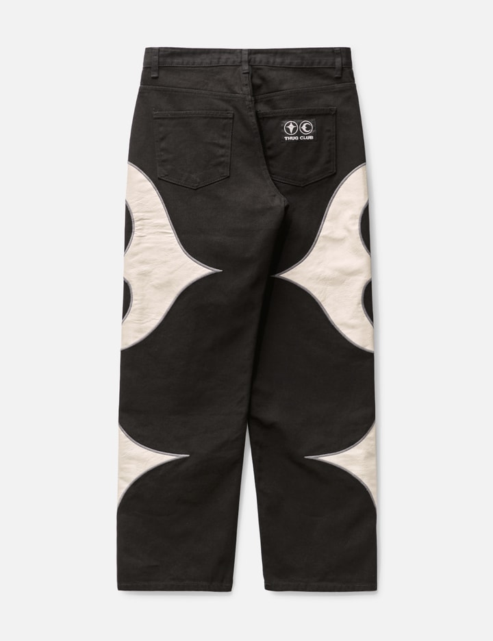 TC LEATHER BLACK DENIM PANTS Placeholder Image