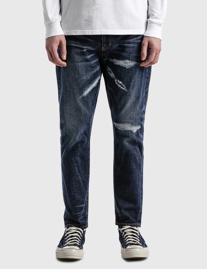 DAMAGED DENIM PANTS Placeholder Image