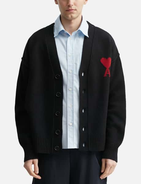 Cardigan With Contrasted Ami De Coeur view 10