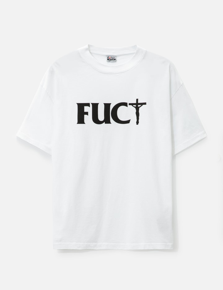 Fuct Crossed Logo Tee In White