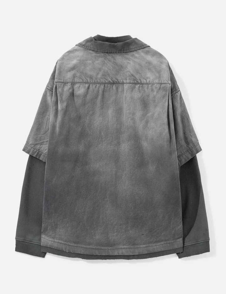 Maison Mihara Yasuhiro Sweat Layered Work Shirt