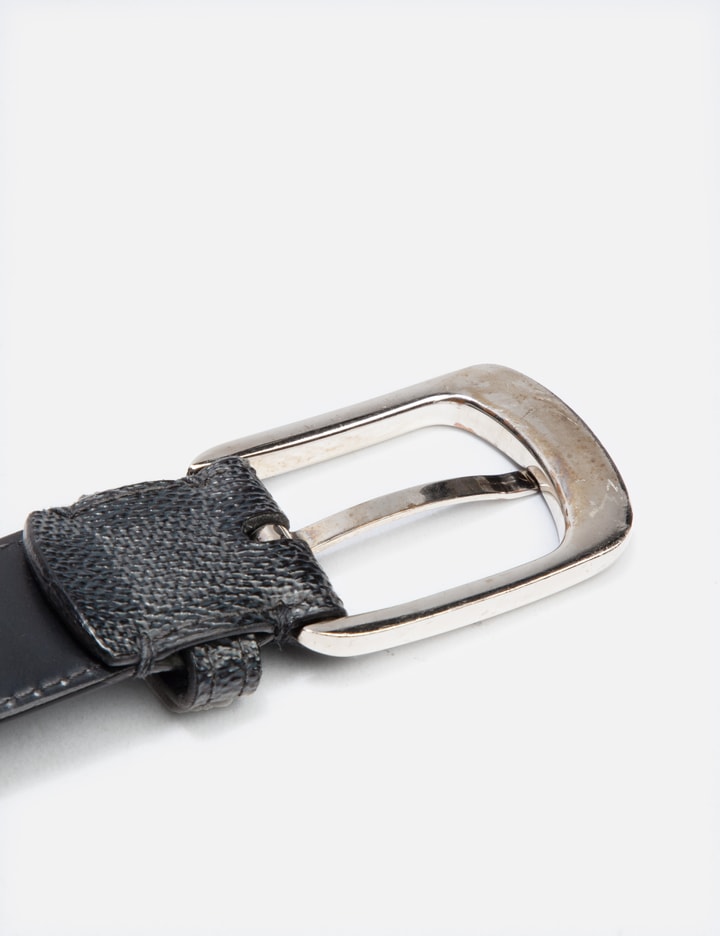 Pre-owned Louis Vuitton Damier Graphite Belt In Brown