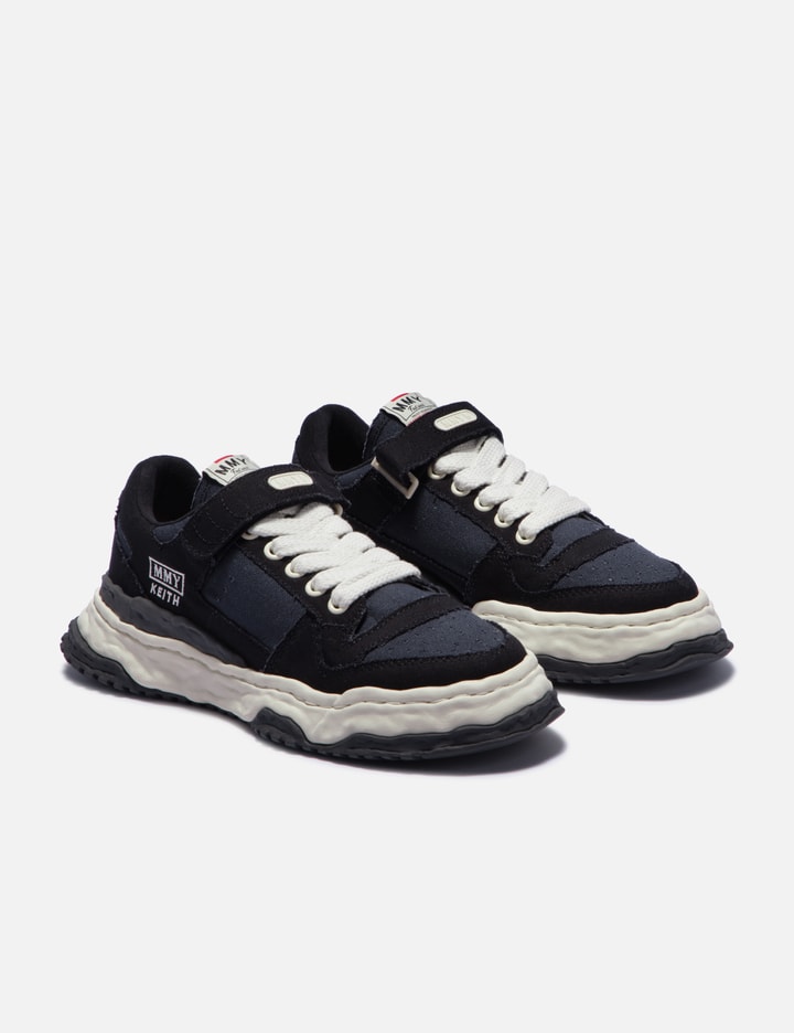 Miharayasuhiro Keith Og Sole Canvas Low-top Sneaker In Black