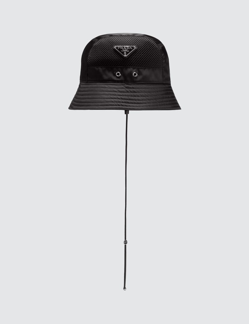 prada mesh bucket hat