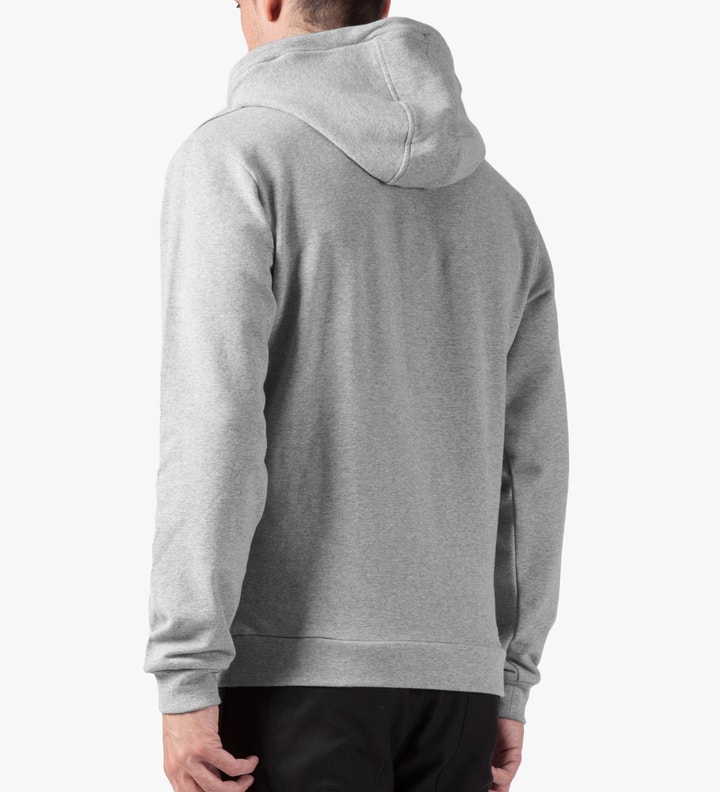 Melange Grey 3D Logo Hoodie Placeholder Image