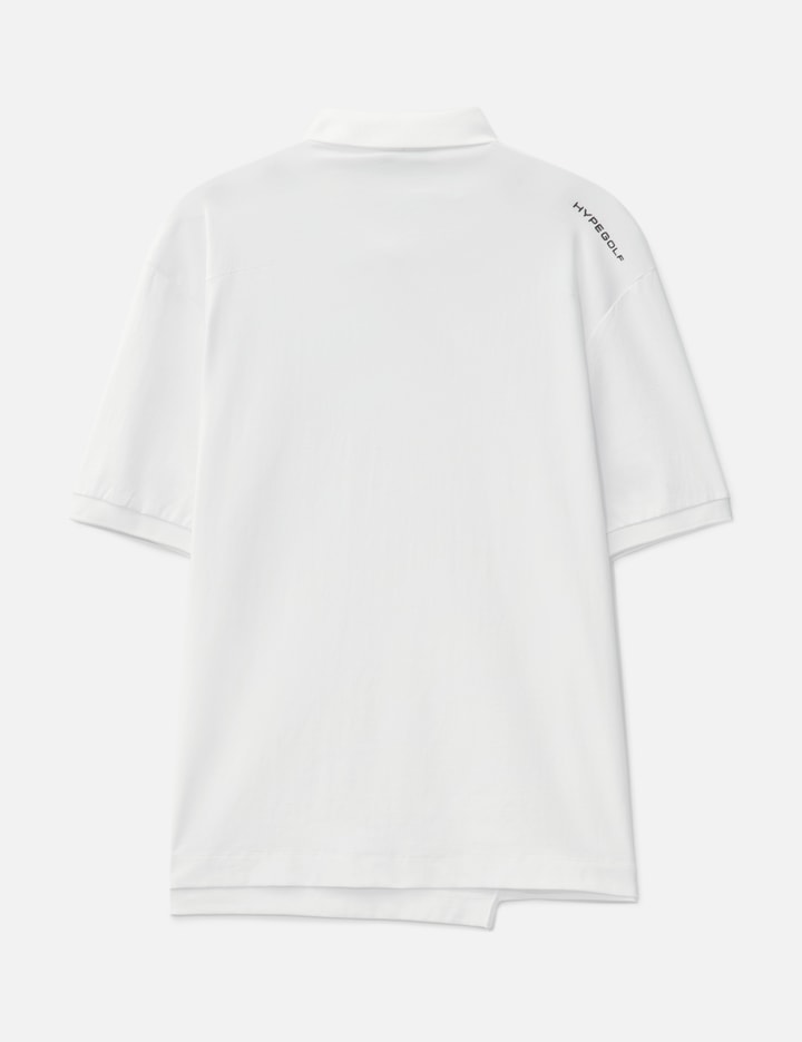 X POST ARCHIVE FACTION (PAF) Diagonal Polo T-Shirt
