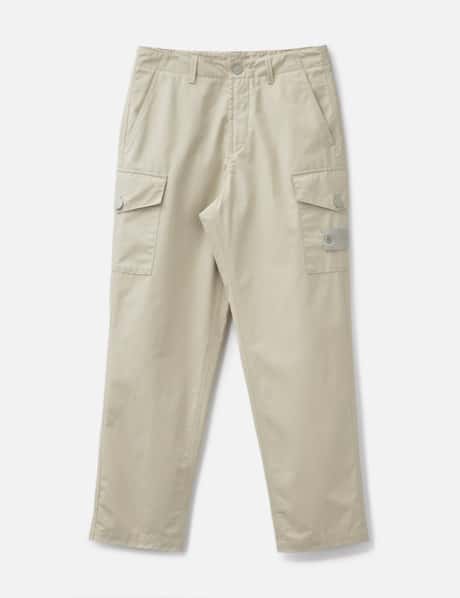 Stone Island Weatherproof Cotton Canvas Cargo Pants HBX
