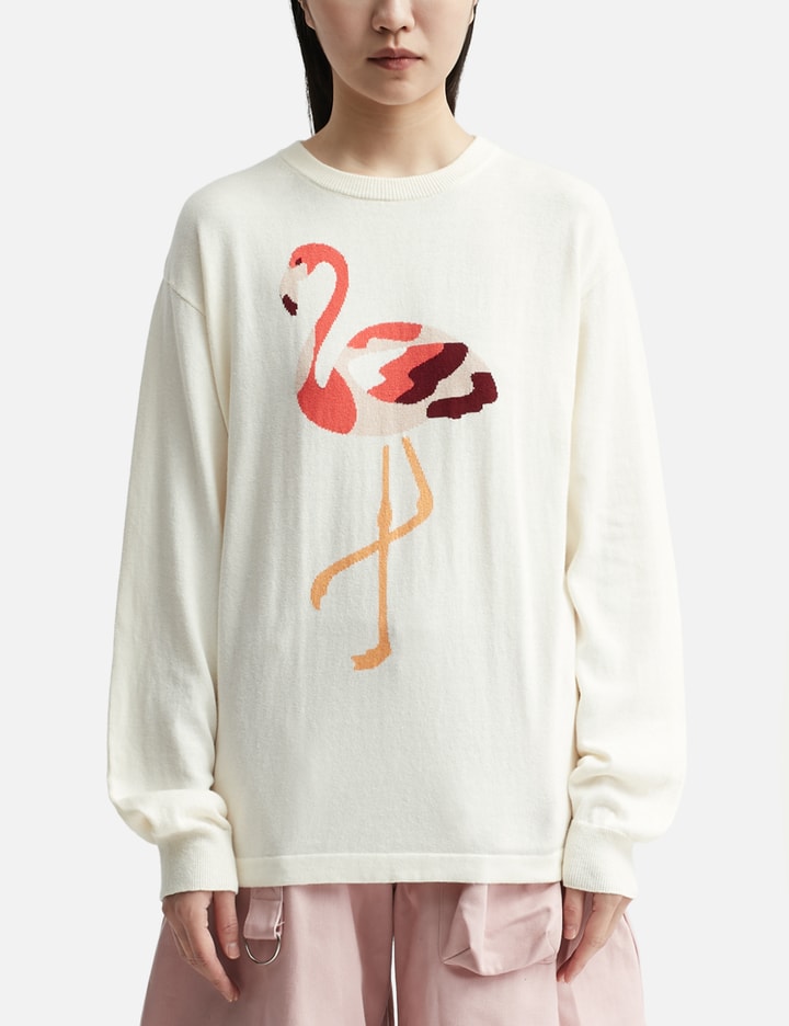 HUMAN MADE FLAMINGO KNIT SWEATER