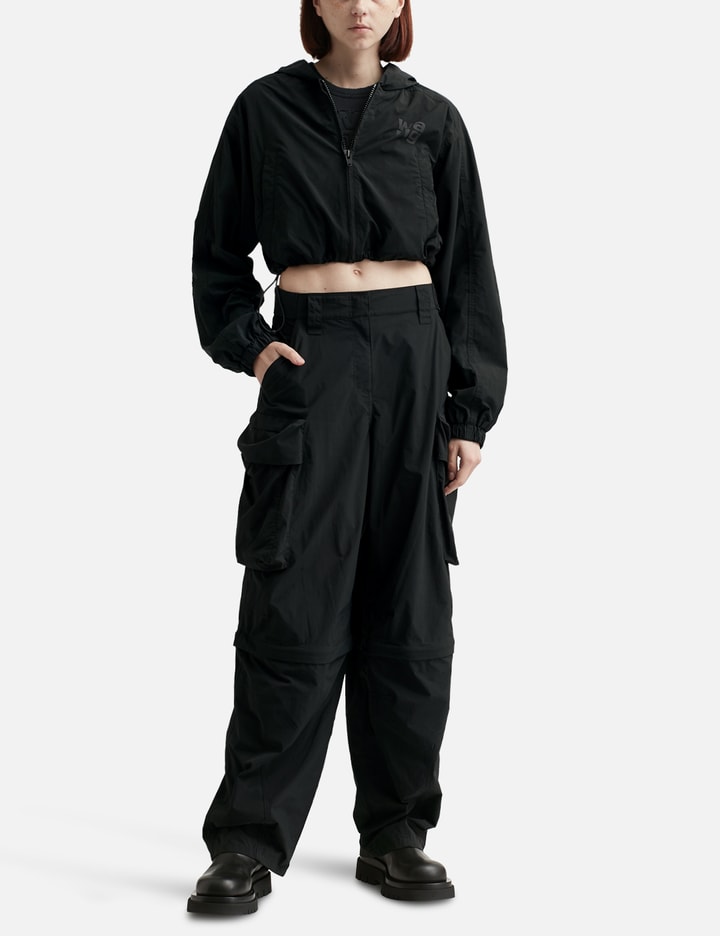 HOODED CROPPED ZIP JACKET Placeholder Image