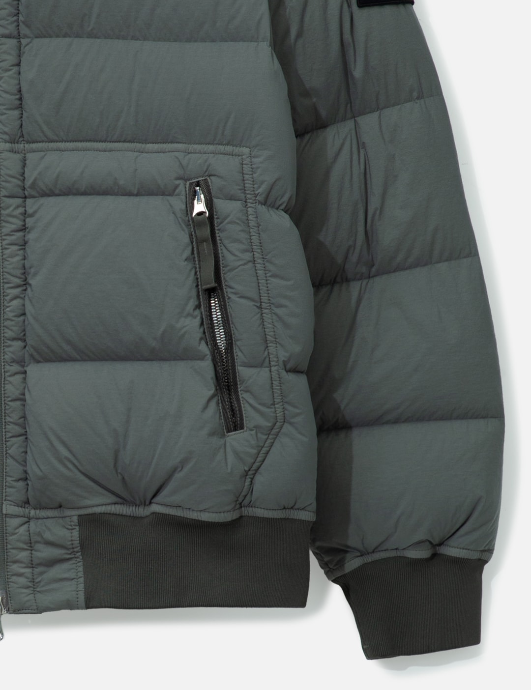 Seamless Tunnel Nylon Down-TC Bomber Jacket view 18