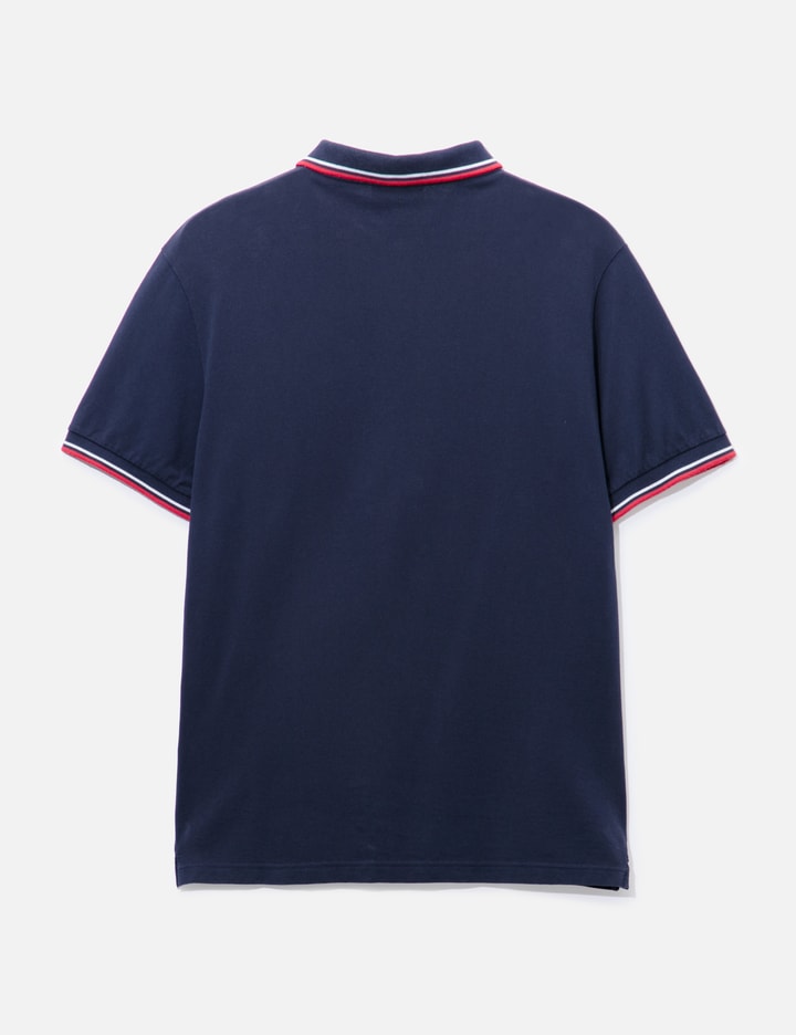 Shop Prada Polo Shirt In Blue