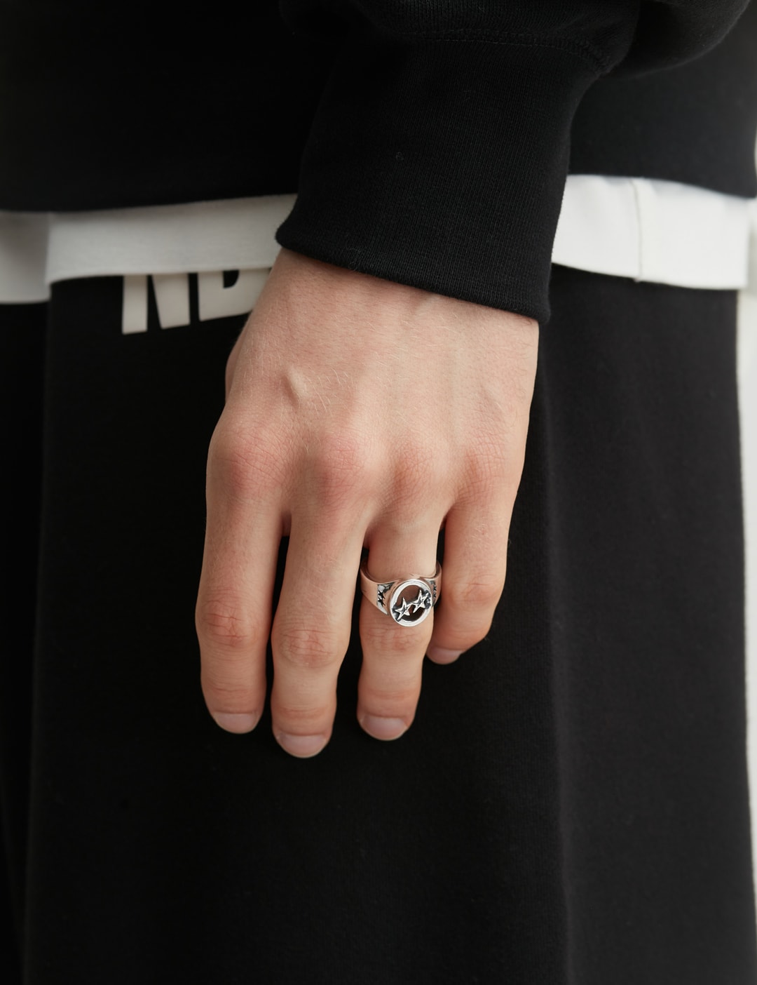 Link Stars Ring Silver view 9