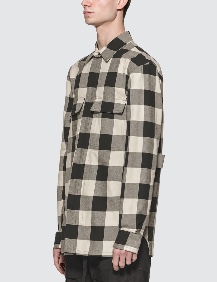 Plaid Long Sleeve Pocket Shirt Placeholder Image