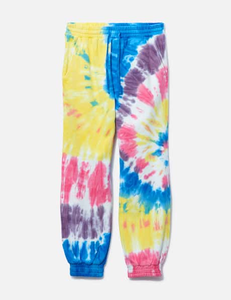 Clot Clot Tie-dyed Pants with Dragon Embroidery