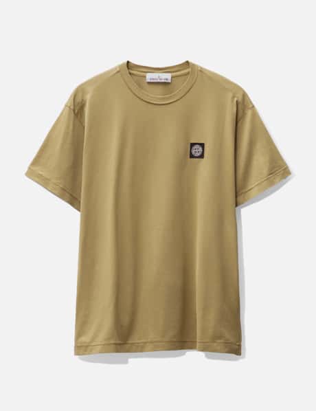 Stone Island Garment Dyed Cotton T-Shirt