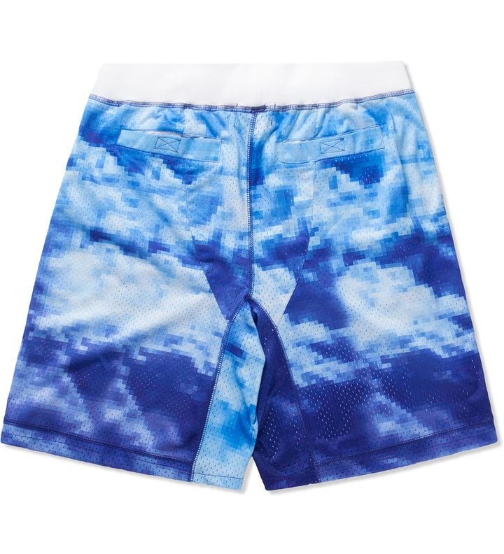 Blue Digital Cloud Shorts Placeholder Image