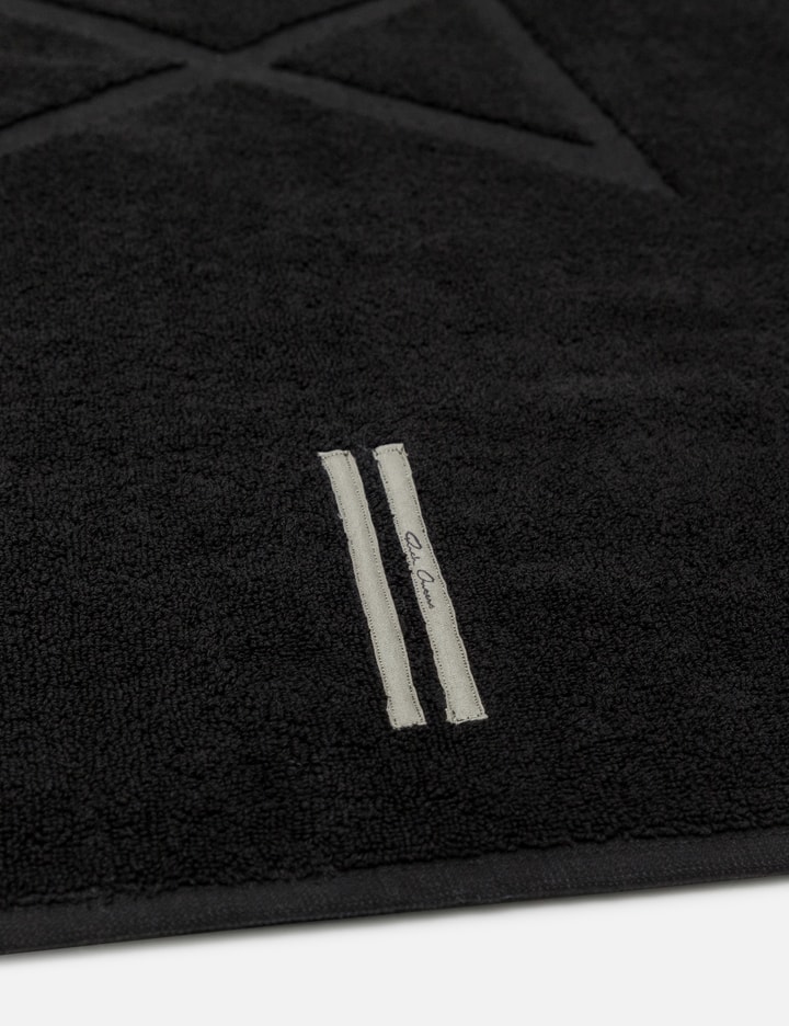 Shop Rick Owens Pentagram Beach Towel In Black