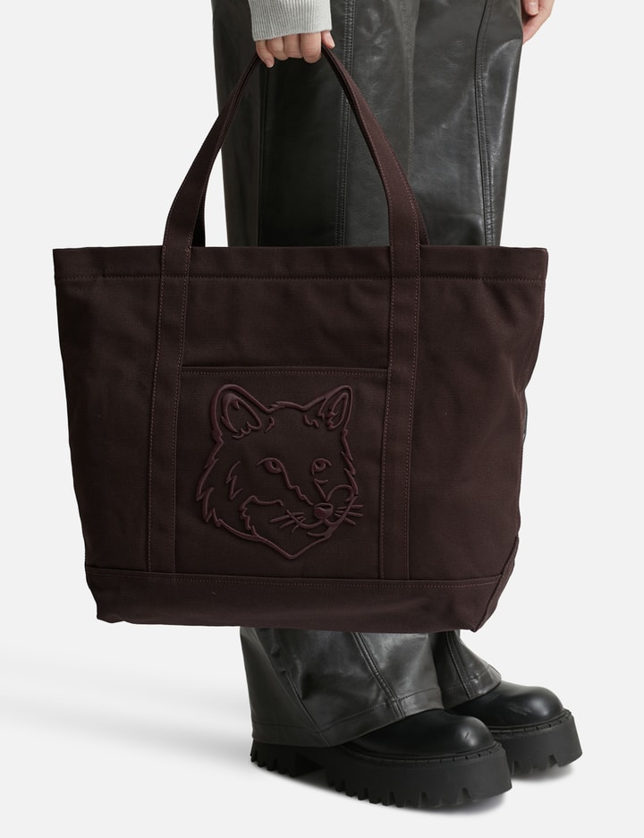 Bold Fox Head Large Tote Bag Placeholder Image