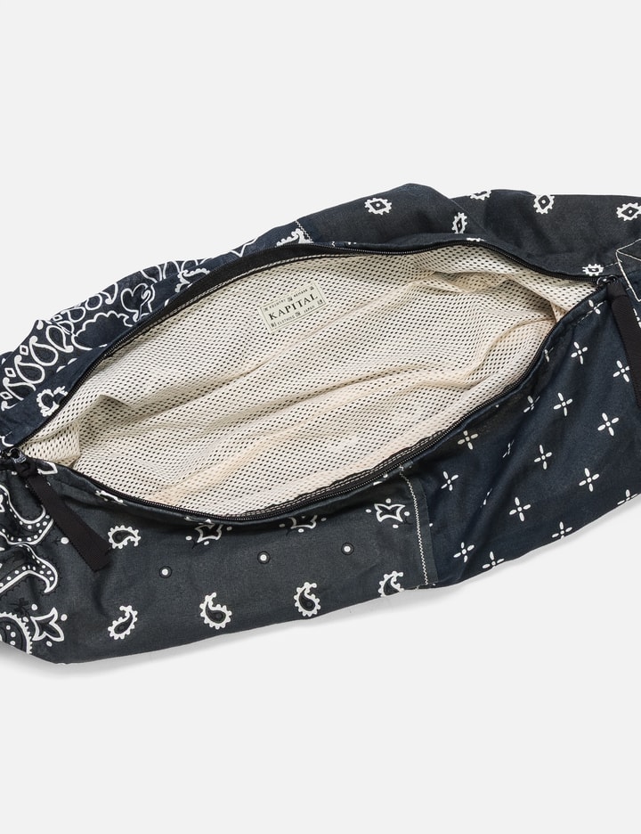 Kapital Bandana Patchwork Transit Snufkin Bag Aubergine