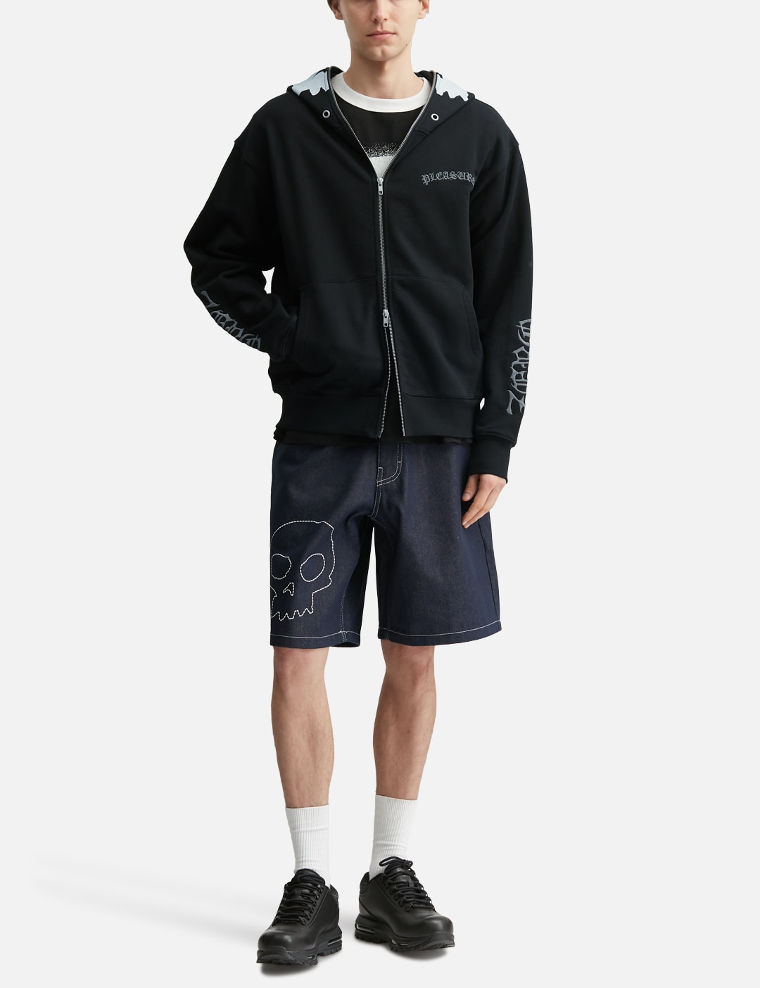 Zero X Pleasures Balaclava Zip Hoodie view 20